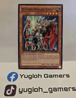 YUGIOH XX SABER BOGGART KNIGHT SP15 1ST EDITION COMMON LIGHT PLAYED - Image 1