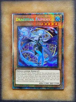 Yugioh Dracotail Faimena JUSH-EN002 Starlight Rare 1st Ed NM - Image 1