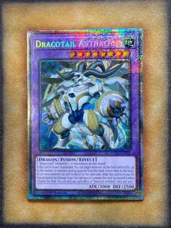 Yugioh Dracotail Arthalion JUSH-EN006 Starlight Rare 1st Ed NM - Image 1