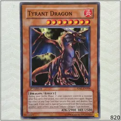 Tyrant Dragon - SDRL-EN009 - Common 1st Edition Yugioh - Image 1