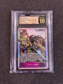 Gol D. Roger OP13-064, CGC 10 Pristine, One Piece SR, Carrying On His Will - Image 3