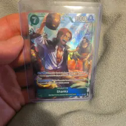 ONE PIECE TCG Shanks OP14-027 SR Alternate Art - The Azure Sea's Seven OP14 - Image 1