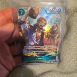 ONE PIECE TCG Shanks OP14-027 SR Alternate Art - The Azure Sea's Seven OP14 - Image 2