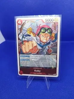 One Piece CCG: Koby PRB02-001 The Best English Holo Foil NM - Image 1