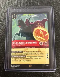 Lorcana THE HEADLESS HORSEMAN Terror of Sleepy Hollow LEGENDARY 125/204 Rare - Image 1