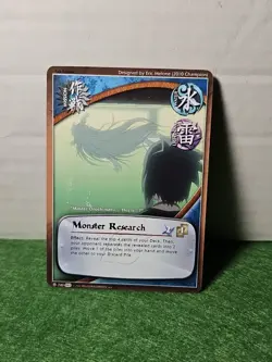 Naruto CCG Card #740 Set 20 - Monster Research - Rare - 1st Edition - Image 1