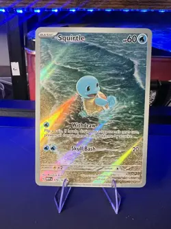Squirtle 170/165 Scarlet Violet 151 2023 IR Holo Rare Pokemon Card TCG - Image 1