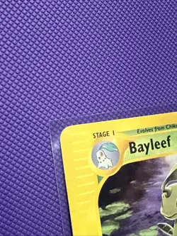 Bayleef 71/165 - Expedition E-Reader Vintage Non-Holo Pokemon Card LP - Image 2