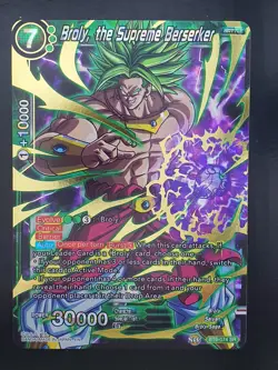 Broly The Supreme Berserker BT6-074 SR Foil Dragon Ball Super Card - Image 1
