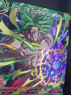 Broly The Supreme Berserker BT6-074 SR Foil Dragon Ball Super Card - Image 2