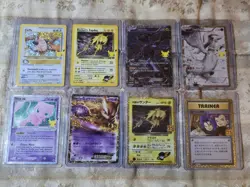 Pokemon 25th Anniversary ENG/JPN 8 Card Lot NM - Mew Ex Mewtwo Ex & More! - Image 1