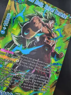 SS3 Broly Saiyan Berserker BT7-127 ISR Shatter Foil Dragon Ball Super Card [3] - Image 2