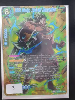 SS3 Broly Saiyan Berserker BT7-127 ISR Shatter Foil Dragon Ball Super Card [3] - Image 4
