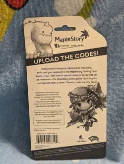 MapleStory Trading Card Game 9 Card Booster Pack Online Code Card Included NEW - - Image 2