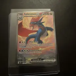 Salamence ex 187/159 Sv09: Journey Together Holo Pokemon card - Image 1