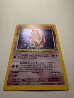 Mewtwo Holo Base Set 1999 Pokemon Card 10/102 Shadow unlimited - Image 2