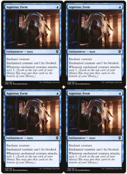 MTG Aqueous Form x4 Commander Legends Common NM Playset - Image 1