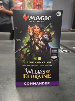 Wilds of Eldraine Commander Deck - Virtue and Valor MTG Brand New Sealed - Image 1