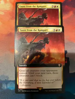 MTG Lord of the Rings Taunt From the Rampart x 2 - Image 1