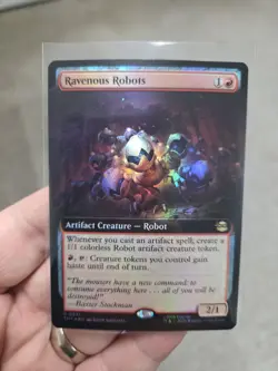 Magic Tcg Tmnt Ravenous Robots Foil Sharp Invest Hot 🔥 - Image 1
