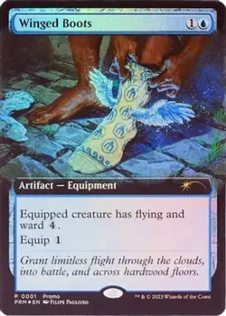 [1x] Winged Boots - Media Promos Near Mint, English Misc Promos MTG Magic - Image 1