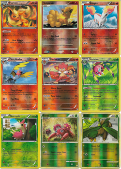 POKEMON REVERSE HOLO 13 CARD LOT WITH FLAREON NM - Image 1