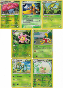 POKEMON HOLO RARE 7 CARD LOT WITH VILEPLUME NM - Image 1