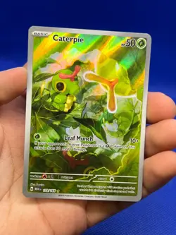 Pokemon SV Scarlet & Violet 151 Caterpie 172/165 Illustration Rare IR NM - Image 2
