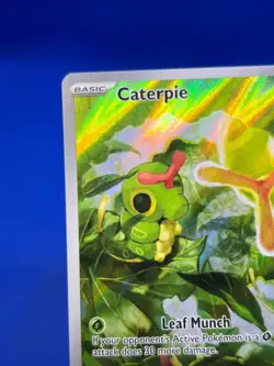 Pokemon SV Scarlet & Violet 151 Caterpie 172/165 Illustration Rare IR NM - Image 3