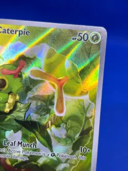 Pokemon SV Scarlet & Violet 151 Caterpie 172/165 Illustration Rare IR NM - Image 4