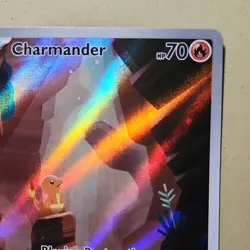 Pokemon Charmander 168/165 SV151 Illustration Rare Full Art Holo English 2023 - Image 3