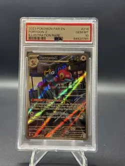 Pokemon Porygon-z Pradox Rift IR 214/182 Illustration Rare PSA 10 - Image 1