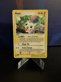 Plusle 8/97 EX Dragon Holo Rare Vintage Pokemon TCG 2003 - LP - Image 1