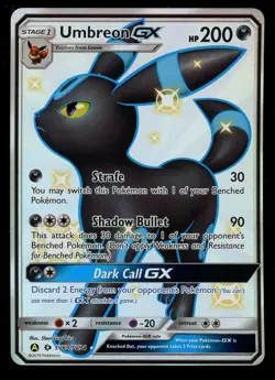 Pokemon Umbreon GX SV69/SV94 Sun & Moon Hidden Fates Shiny Vault Near Mint - Image 1