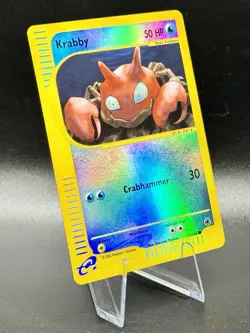 Krabby 115/165 Reverse Holo Pokemon Expedition 2002 Wotc Vintage NM - Image 1