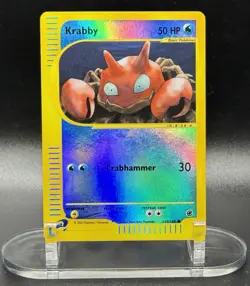 Krabby 115/165 Reverse Holo Pokemon Expedition 2002 Wotc Vintage NM - Image 2