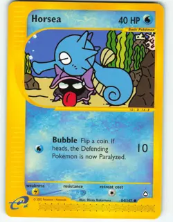 Horsea - 84/147 Aquapolis - Pokemon TCG - 2003 - Image 1