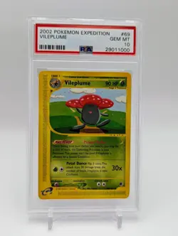 2002 Pokemon Expedition #69 Vileplume PSA 10 Gem Mint - Image 1