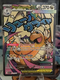 Pokemon TCG Mega Dragonite EX Full Art Holo Ultra Rare 271/217 ASC 370 HP Stage… - Image 3