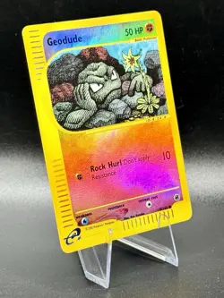 Geodude 110/165 Reverse Holo Pokemon Expedition 2002 Wotc Vintage NM - Image 1