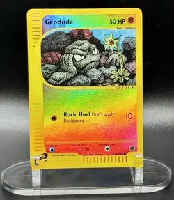 Geodude 110/165 Reverse Holo Pokemon Expedition 2002 Wotc Vintage NM - Image 2