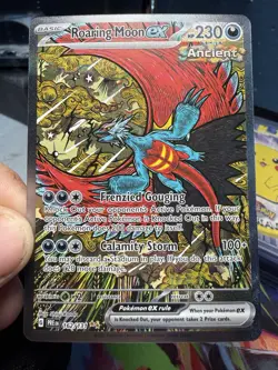 Pokemon Roaring Moon ex Special Illustration Rare Holo Sv Prismatic 162/131 230… - Image 1