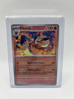 Flareon (Master Ball Pattern) 013/131 Sv: Prismatic Evolutions Holo Pokemon TCG - Image 1