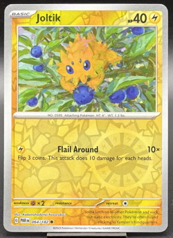 Pokemon Joltik 064/182 Reverse Holo Paradox Rift TCG 2023 NM+ - Image 1