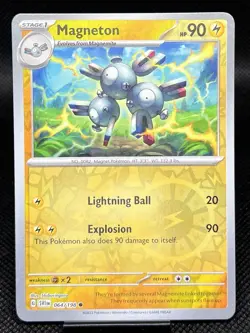 Pokemon Magenton 064/198 Reverse Holo Scarlet & Violet Base Set TCG 2023 NM+ - Image 1