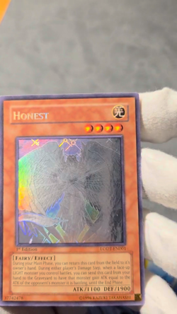 Honest (Ghost Rare) LODT-EN001 Light of Destruction 1st Edition LP YUGIOH! TCG - Image 2