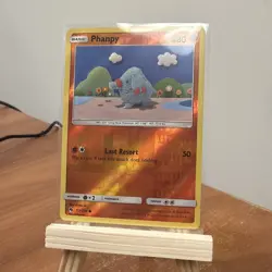 Phanpy Reverse Holo Pokemon Card 111/214 Lost Thunder Series - Image 1