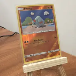 Phanpy Reverse Holo Pokemon Card 111/214 Lost Thunder Series - Image 2