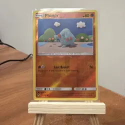 Phanpy Reverse Holo Pokemon Card 111/214 Lost Thunder Series - Image 3
