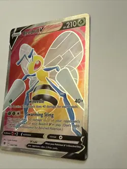 Pokemon TCG Beedrill v Astral Radiance Holo Ultra Rare Card 160/189 NM - Image 4